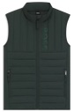 Dark Green Puffer vest for men from BOSS