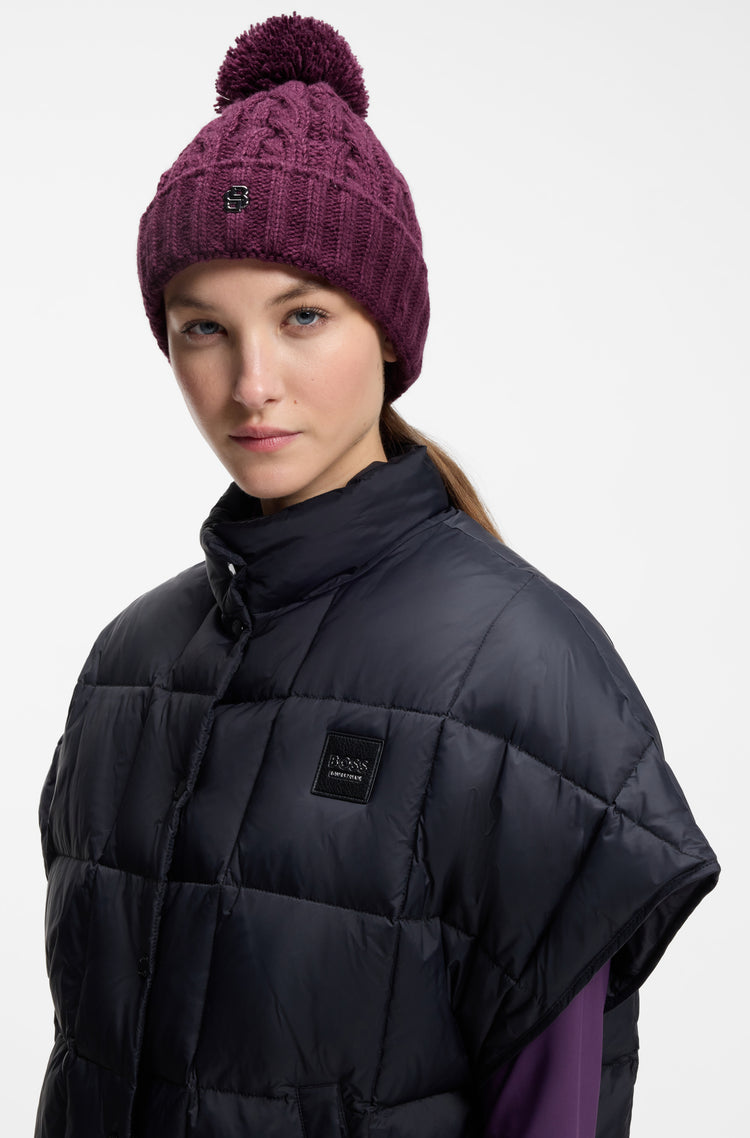 BOSS Equestrian Bella beanie Purple