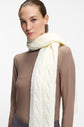 BOSS Equestrian Scarf Bora Cream