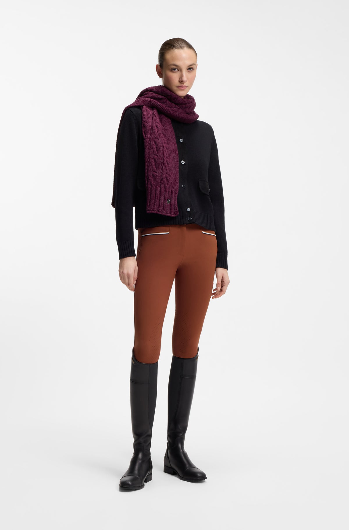 Purple Winter Scarf 