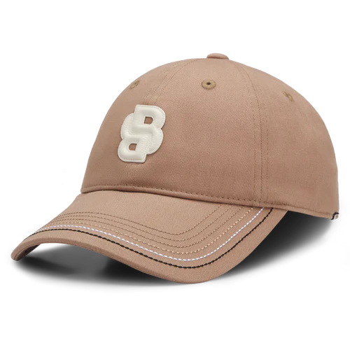 Boss Leather BB Cap in Camel