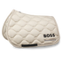 Beige Boss Saddle Blanket with logo