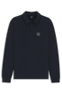Navy Long sleeve equestrian sweater for men