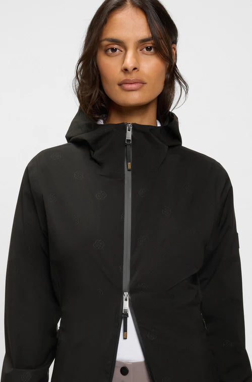 Waterproof equestrian riding jacket two way zip Boss Equestrian