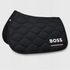 Boss Equestrian Black Saddle pad with white Boss Logo