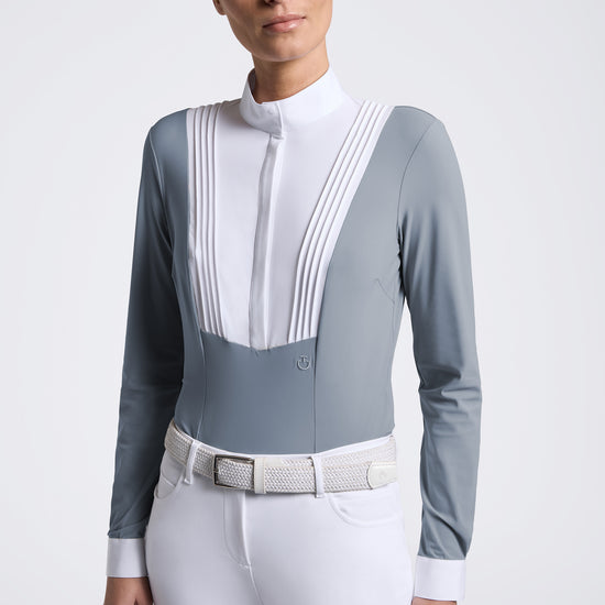 Women´s CT American Long Sleeve Show Shirt Windward Blue