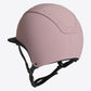 Pink equestrian helmet