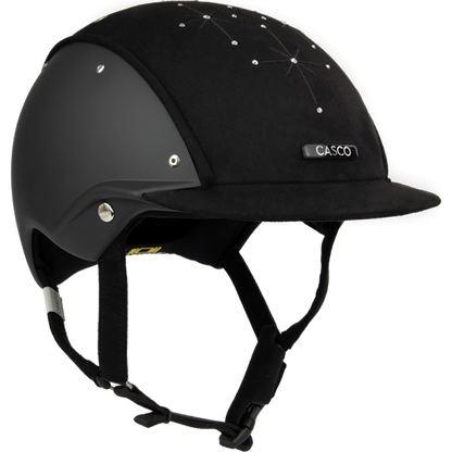 Apart riding helmet with glitter effects and Coolmax lining