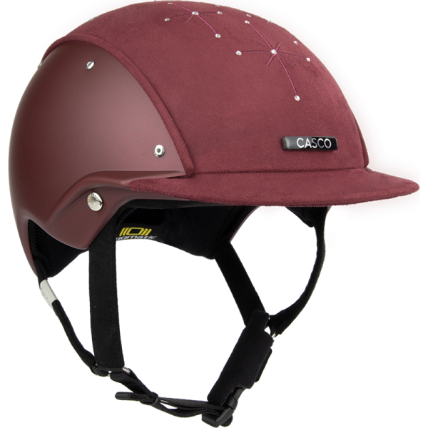 Glitter riding helmet with breathable Coolmax lining