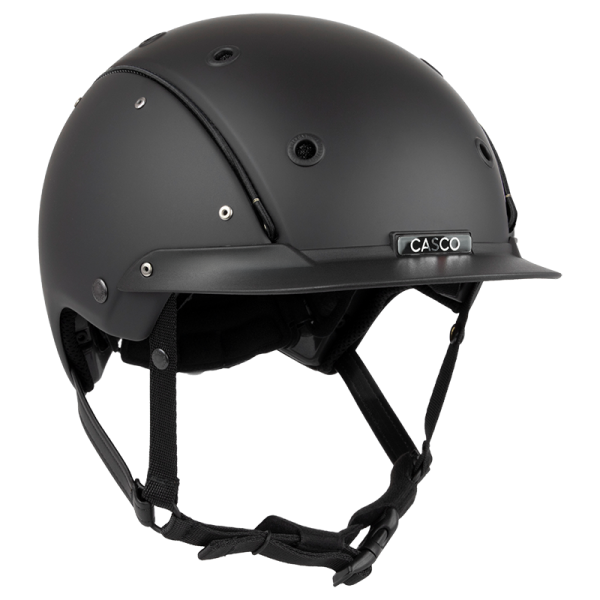 Riding helmet with soft padded straps