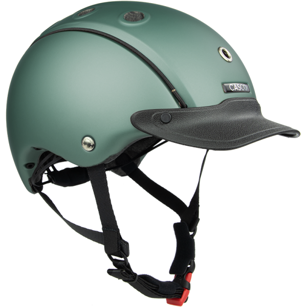 Lightweight equestrian helmet with adjustable fit