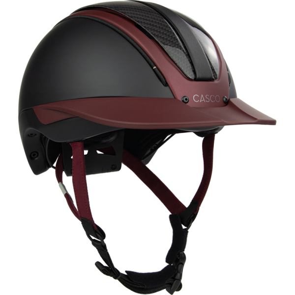 Casco Duell One premium riding helmet EN 1384 certified burgundy