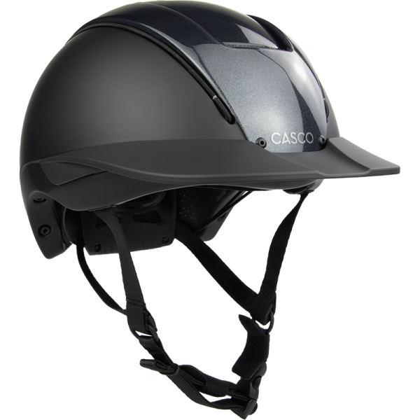 Casco Duell Prime riding helmet with visor black