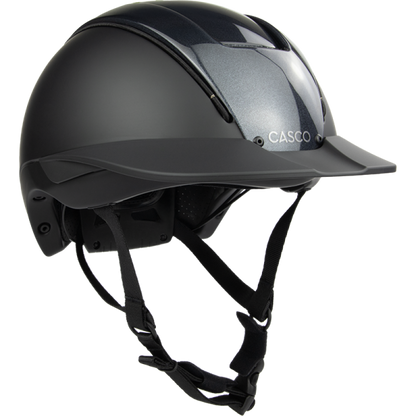 Casco Duell Prime riding helmet with visor black