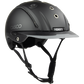 Lightweight riding helmet with breathable lining black
