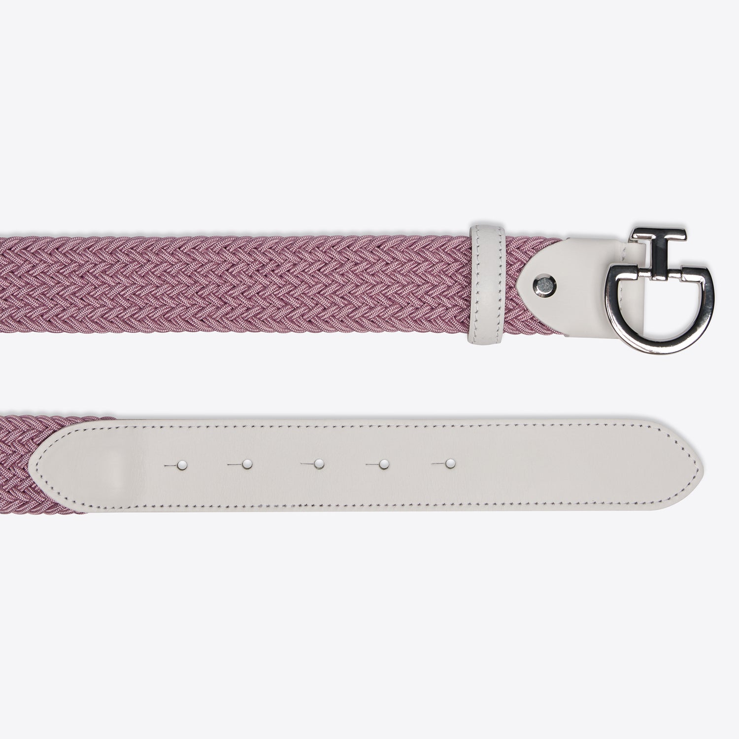 CT Elastic belt in pink and white
