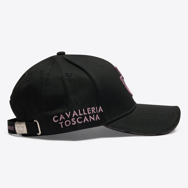 CT black and pink baseball cap