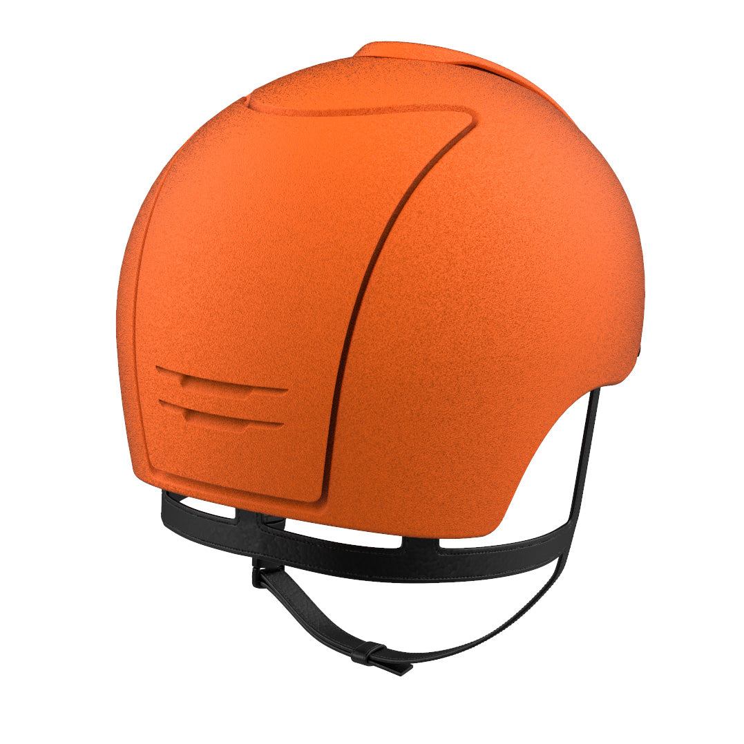 Jockey helmet in orange