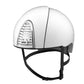 White helmet for jockey racing