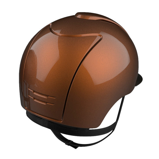 Bronze colored horse riding helmet