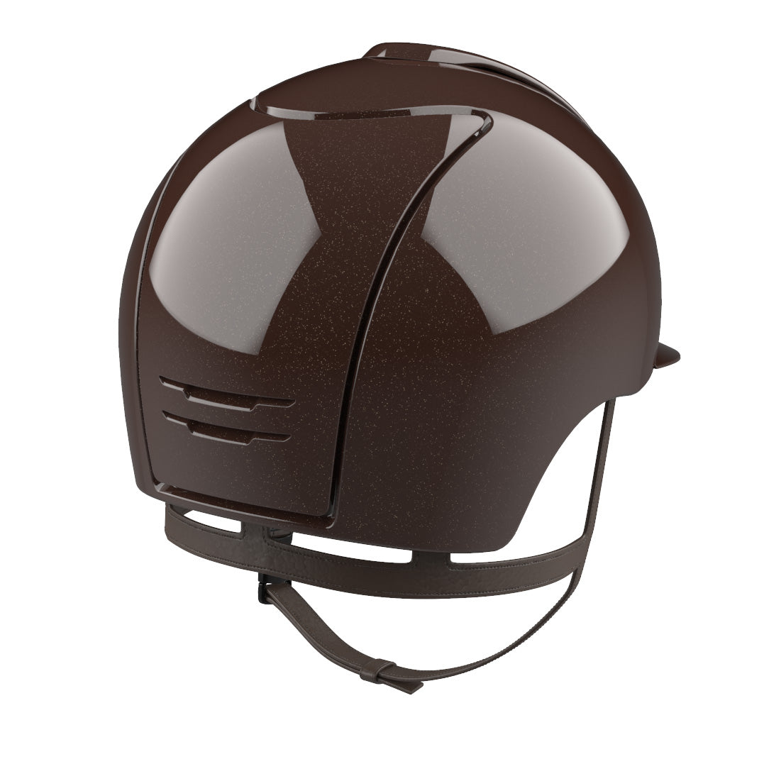 dark brown motorcycle helmet Riding Helmet Cromo 2.0 Metal Diamond Brown – EquiZone Online