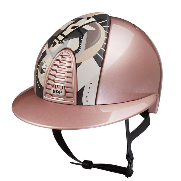 Riding Helmet Cromo 2.0 Pink Diamond Pegasus Front Insert with