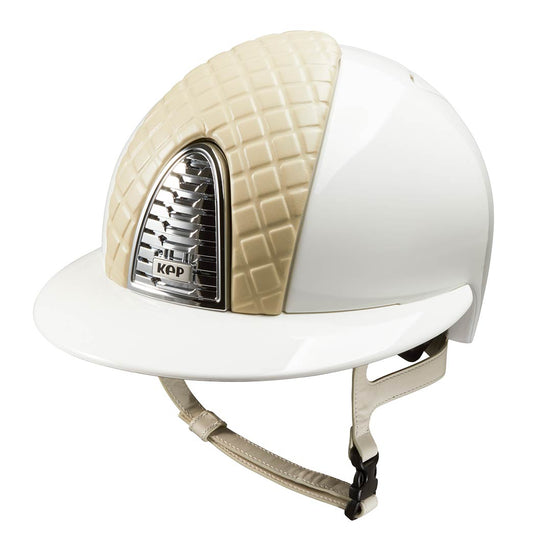 White polo peak helmet