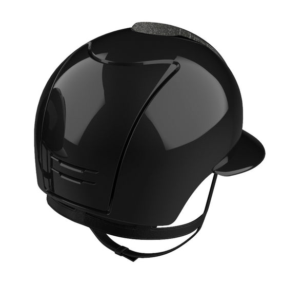 Riding Helmet Cromo 2.0 Polish Black with Galassia Insert & Polo Visor