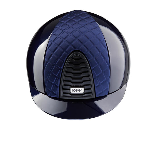 Elegant dressage helmet in blue