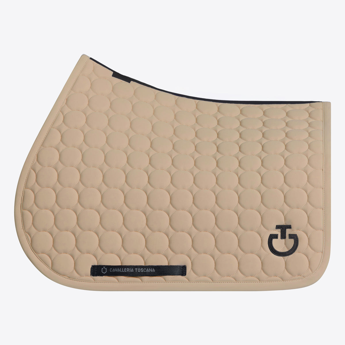 CT Circular Quilt Saddle Pad Beige