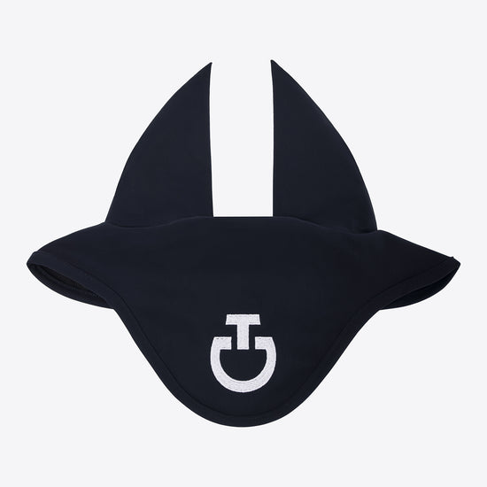 CT Navy and white ear bonnet