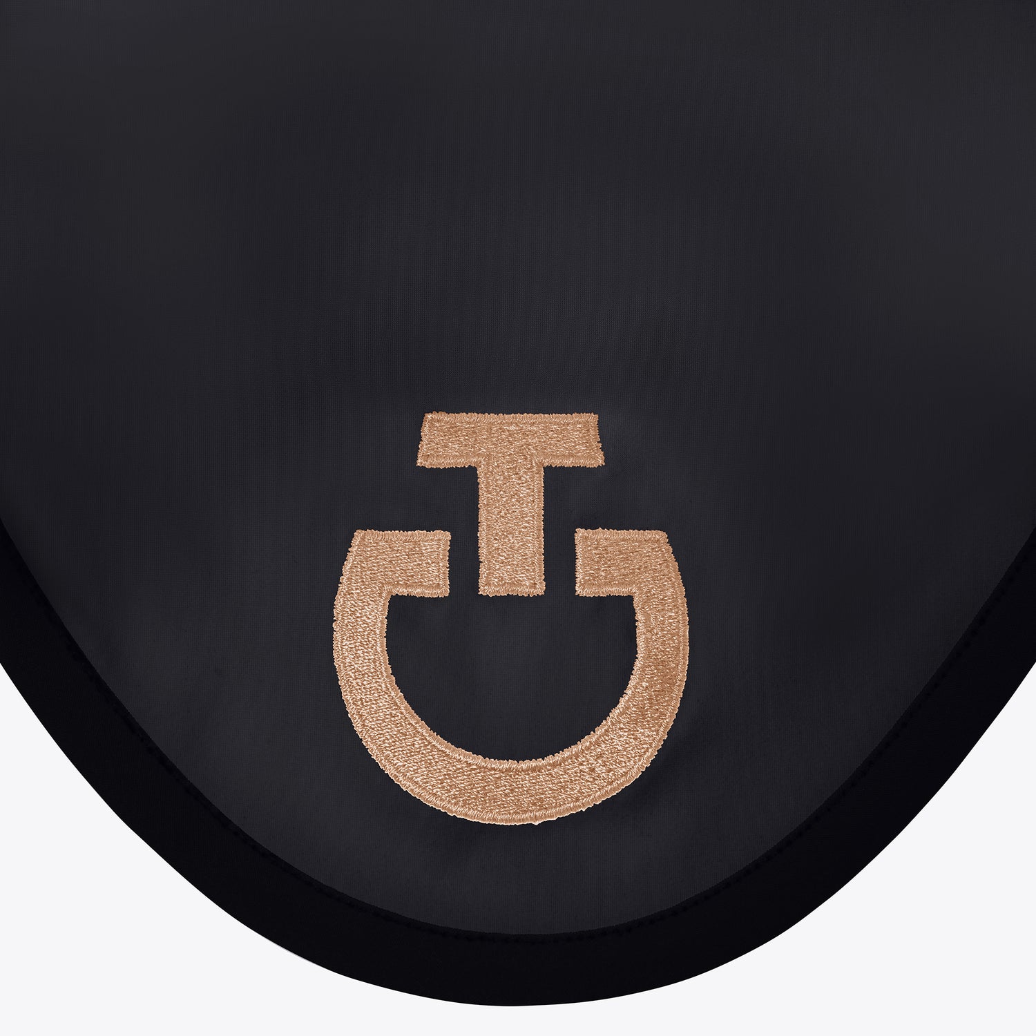 Close up of CT ear bonnet logo