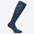 Cavalleria Toscana Riding Socks with Small CT logo in yellow