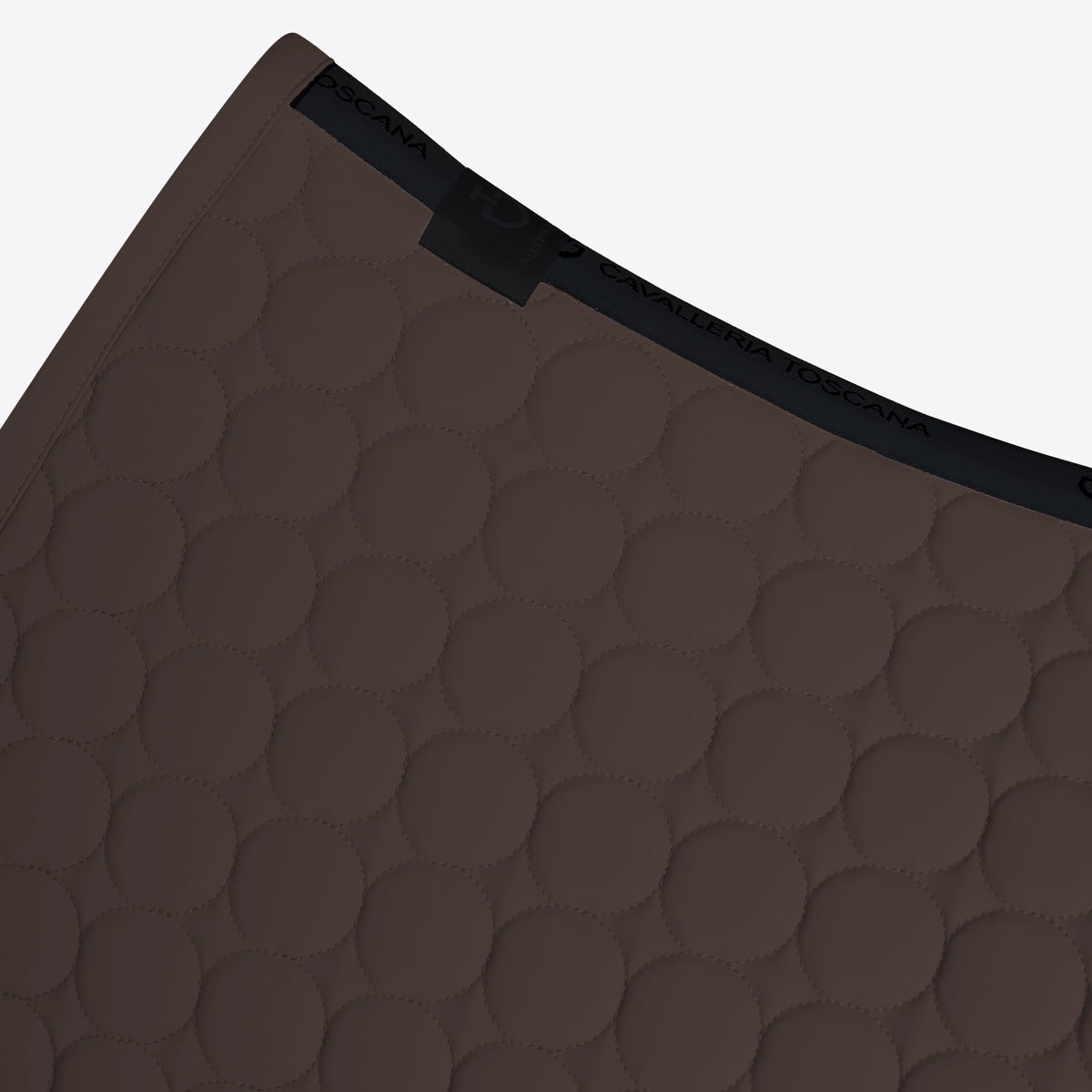 Cavalleria Toscana Circular Quilt Saddle Pad Expresso Brown