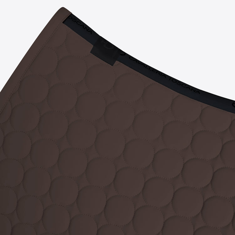 Cavalleria Toscana Circular Quilt Saddle Pad Expresso Brown