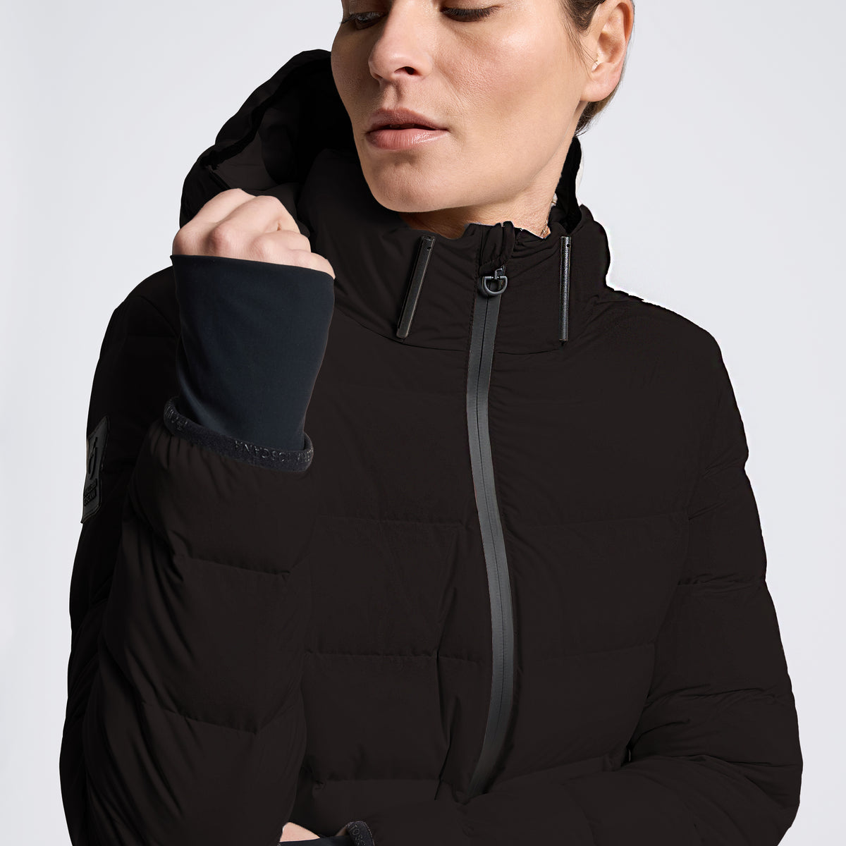 Cavalleria Toscana Ladies Down Jacket Brown