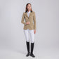 CT Ladies zip show jacket dark beige