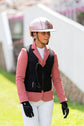 Equestrian airbag vest with sparkle details