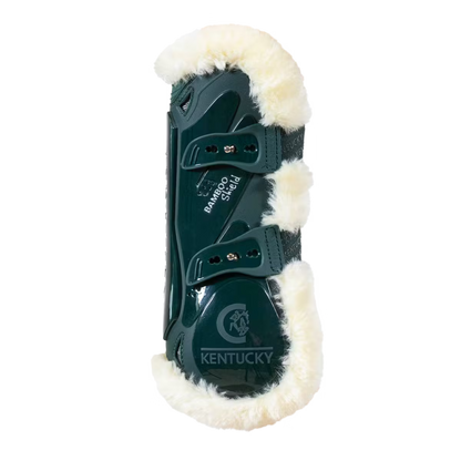 Dark Green Kentucky Horsewear Jumping Boots