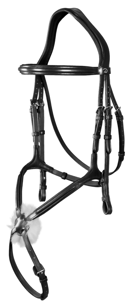 Black figure 8 bridle