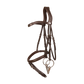 Anatomical horse bridle for comfort and performance
