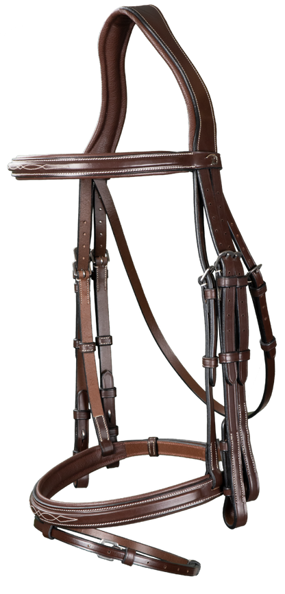 flash noseband double bridle