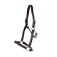 Plaited leather head collar for horses