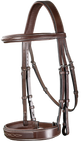 Extra wide noseband on hunter bridle