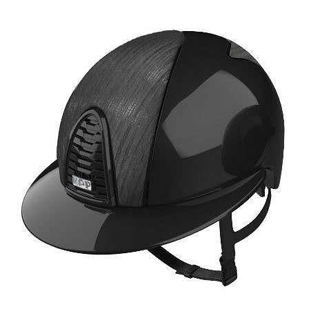 Black Kep helmet with glitter and wide peak