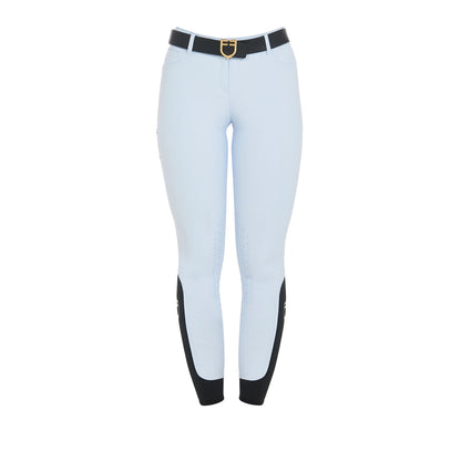 Pale blue equestrian breeches