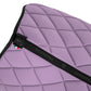 Purple saddle cloth