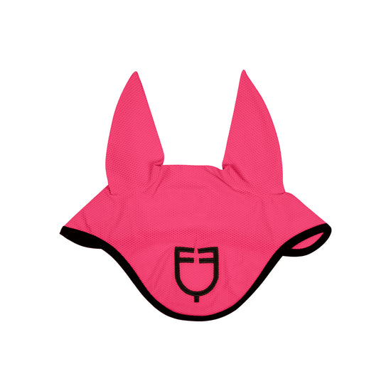 Pink ear bonnet for horses