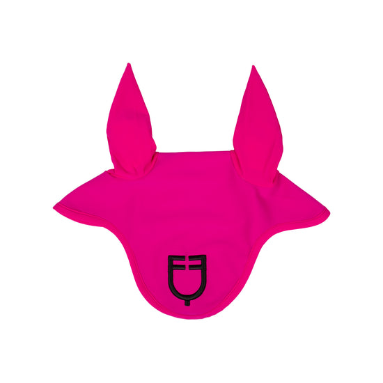 Pink ear bonnet for horses
