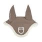 Breathable technical fly veil for horses walnut